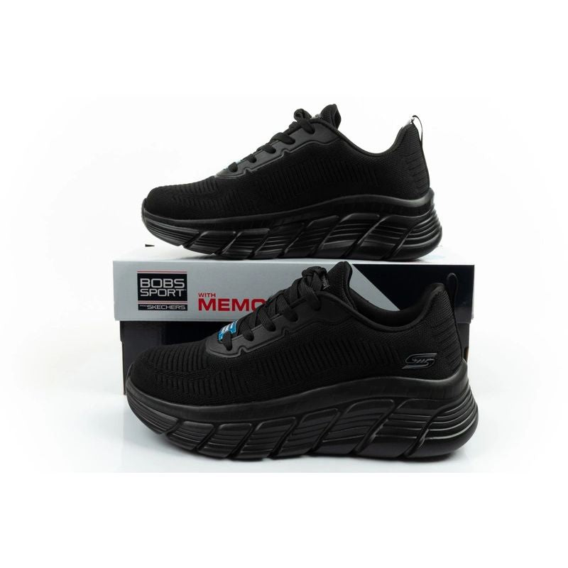 Skechers Bobs B Flex women's sneakers fashionable black Skechers