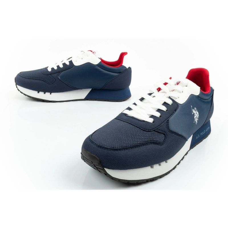 US Polo Assn sports shoes sneakers men's fashionable comfortable navy blue Your Sports Performance