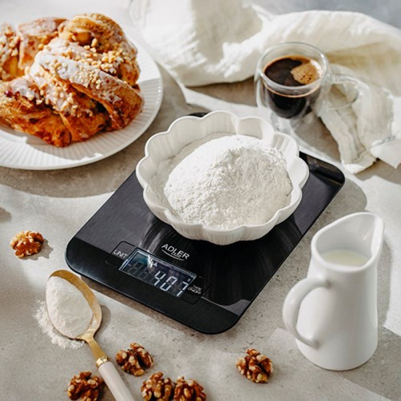 ADLER AD 3183b kitchen scale black AGD - Produkty/Wagi kuchenne Your Sports Performance