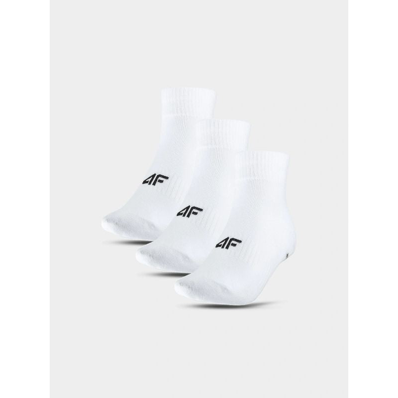 Women's short socks (3-pack) 4F 4FWMM00USOCF726-10S