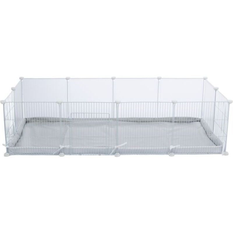 Indoor run, for guinea pigs/rabbits, white, 140 x 35 x 70 cm Dla małych zwierząt/Kojce i wybiegi Your Sports Performance