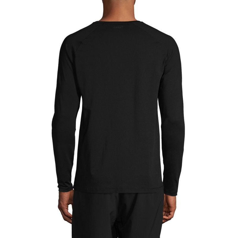CASALL M Essential Long Sleeve Men's T-Shirt, Black Casall