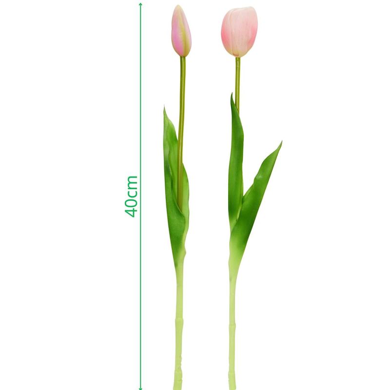 BOUQUET OF 5 LIGHT PINK TULIPS 39 CM LIKE LIFE SPRING DECORATION Home and Garden/Equipment Your Sports Performance