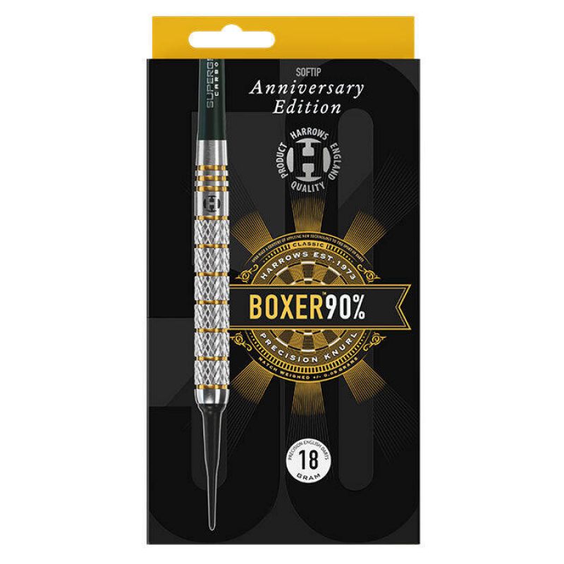 Darts Harrows BOXER PARALLEL 90% 50th ANNIVERSARY EDITION softip In preparation Your Sports Performance