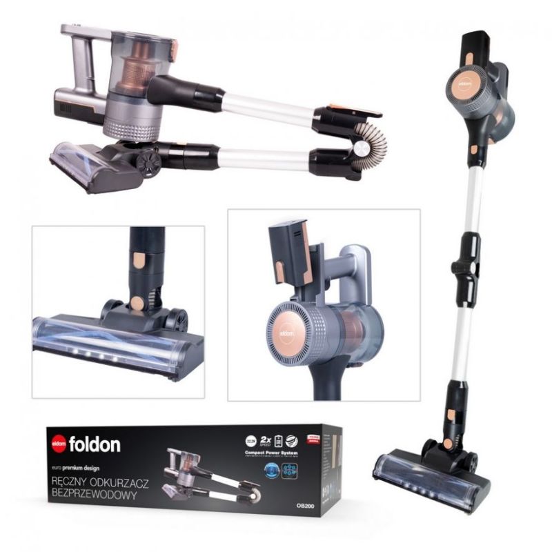 ELDOM FOLDON VERTICAL VACUUM CLEANER, CORDLESS, LIGHTING AGD - Produkty/Odkurzacze Your Sports Performance