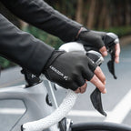 Wozinsky WRR-01L cycling gloves size L - black Wozinsky
