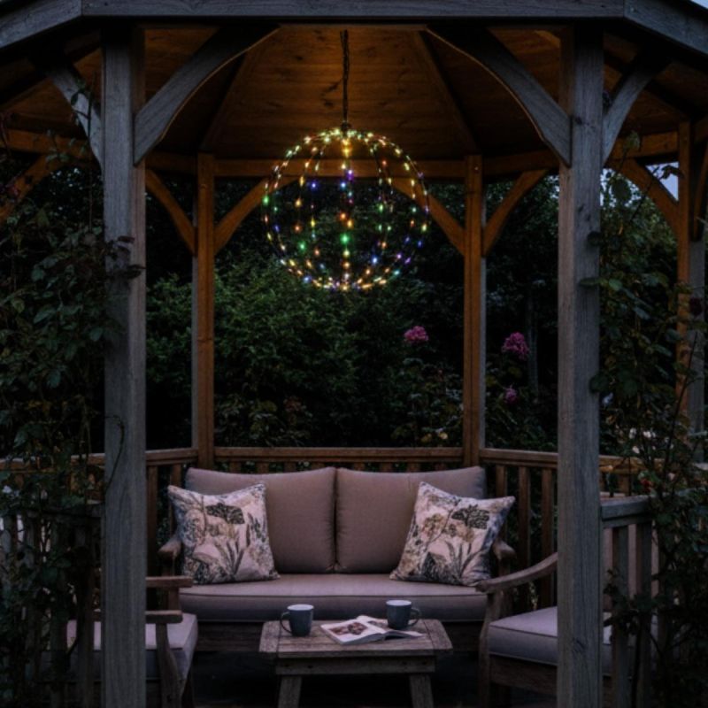 SOLAR HANGING LAMP BALL 30CM 120 LED MULTICOLOR Home and Garden/Lighting Your Sports Performance
