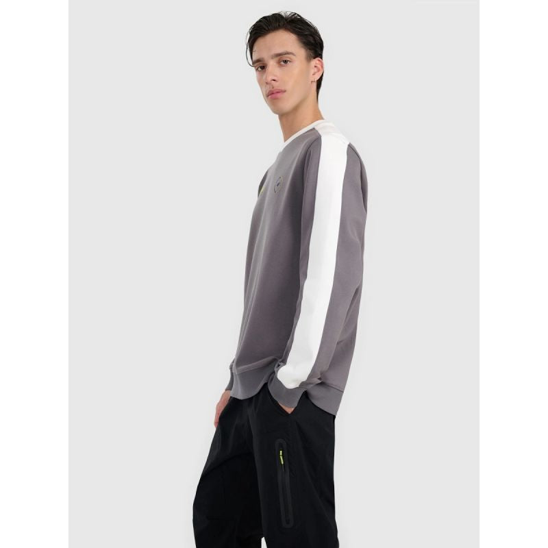 Men's sweatshirt without zipper, without hood, 4F 4FRAW25TSWSM2457-23S 4f