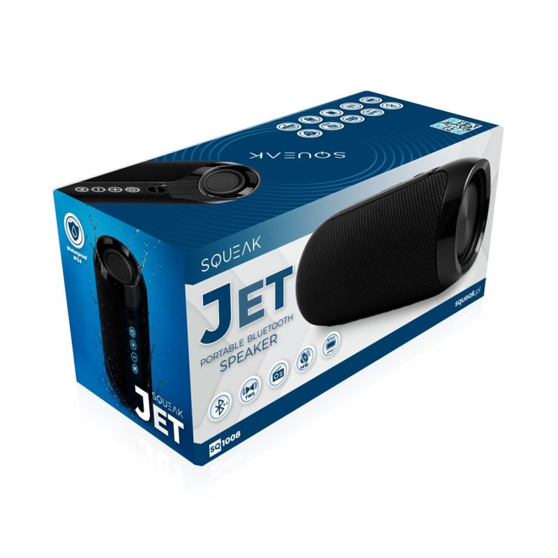 SQUEAK JET BLUETOOTH SPEAKER 5.3, 14W, FM RADIO, MICROSD, AUX, USB, USB-C SQ1008 In preparation Your Sports Performance
