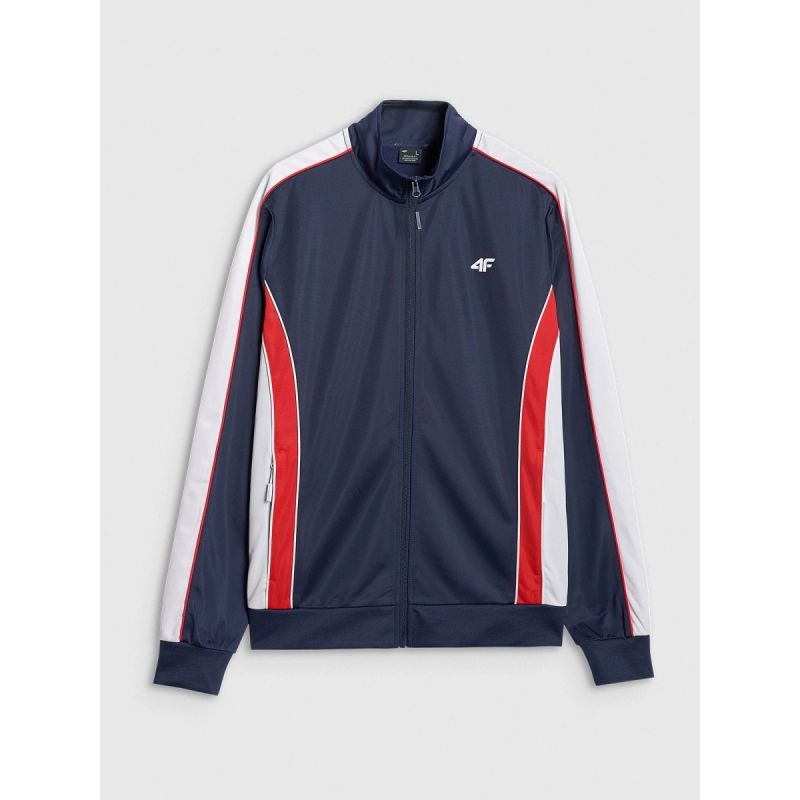 Men's zip-up sweatshirt without hood 4F 4FRAW25TSWSM2459-31S 4f