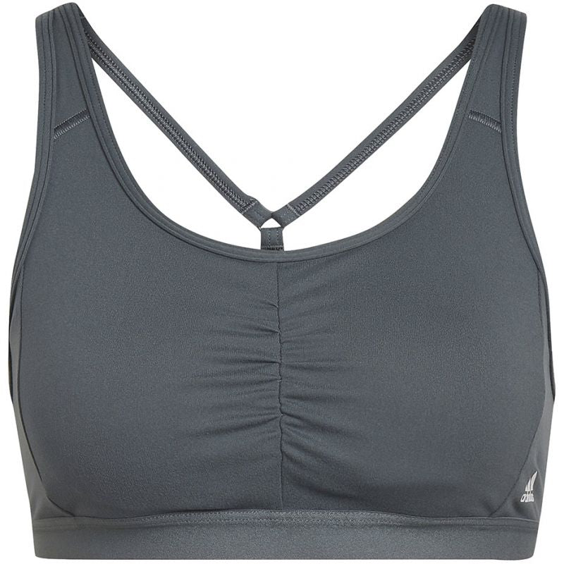 adidas Coreessentials Medium-Support Women's Sports Bra Gray HD7686 In preparation Adidas