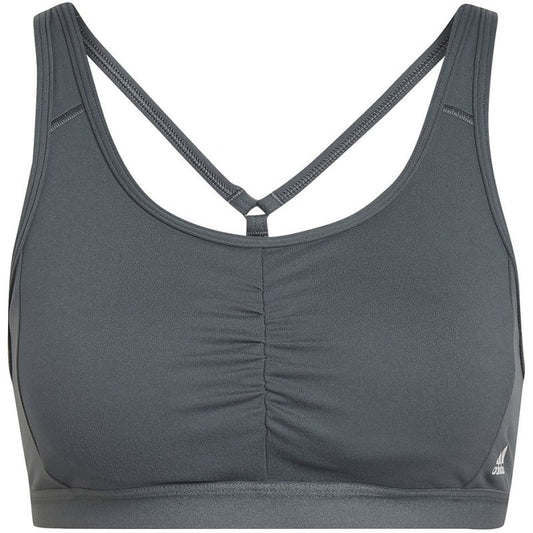 adidas Coreessentials Medium-Support Women's Sports Bra Gray HD7686 In preparation Adidas