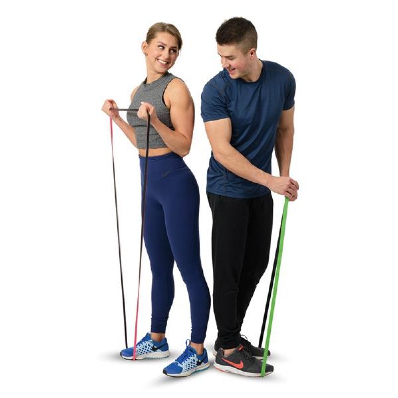 Exercise rubber HMS PINK-BLACK GU06 13x5x2250 mm Accessories/Training equipment Your Sports Performance