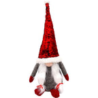 DECORATIVE gnome with magic sequins 35cm gray Home and Garden/Equipment Your Sports Performance