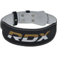 4" GOLD LEATHER BODYBUILDING BELT FOR EXERCISES - RDX S RDX - Pozostałe Your Sports Performance