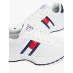 Tommy Hilfiger women's FLAG LOW CUT LACE-UP SNEAKERS T3X9-33877-1695X336-X336 WHITE/BLUE