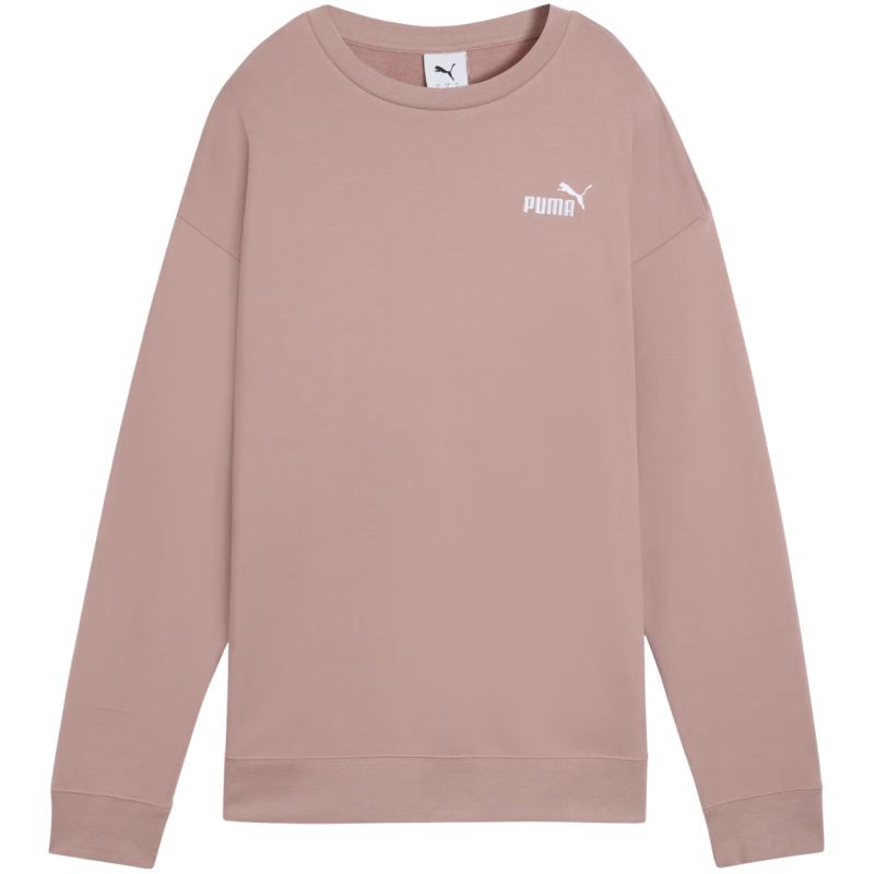 Puma ESS Small No. 11 Logo Relaxed Crew Women's Sweatshirt Pink 684975 88