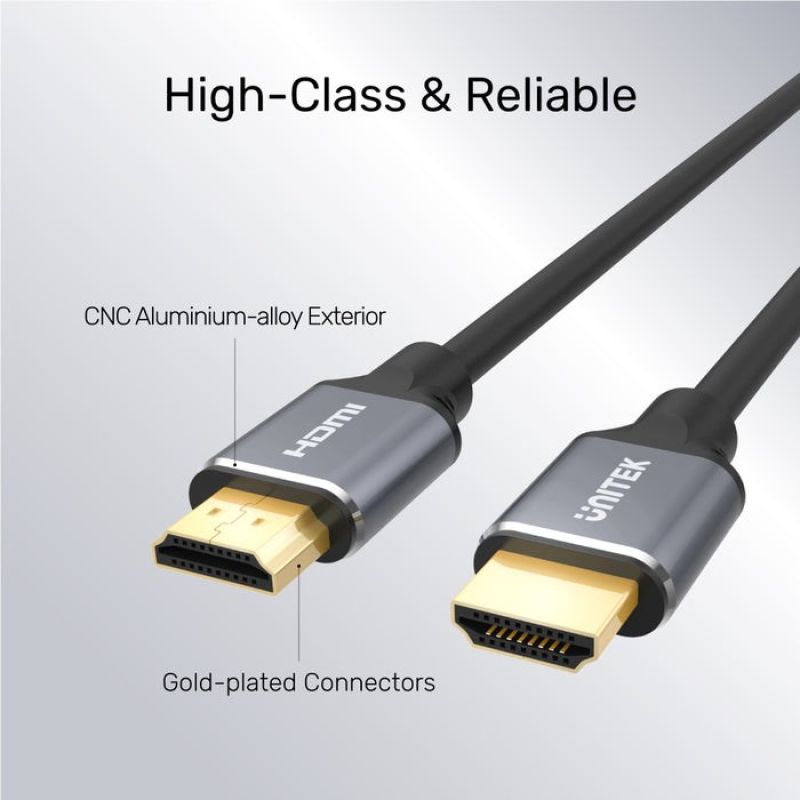 UNITEK CABLE HDMI 2.1, 8K 60HZ, 4K 120HZ, 5M, C140W Kable i adaptery/Kable HDMI Your Sports Performance