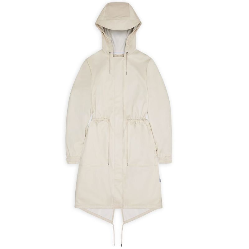 Rains raincoat STRING W PARKA W3 18550 95 DUNE GRAIN Clothing Your Sports Performance