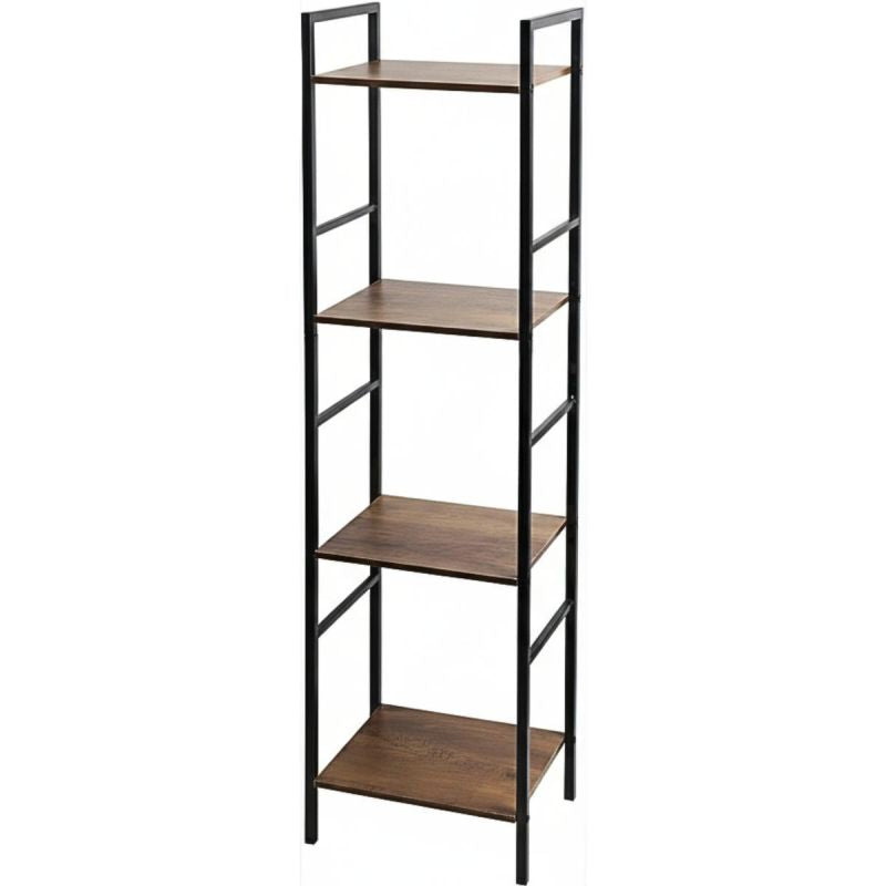 BLACK METAL SHELVING 4 SHELVES 29.5x23.5x106.5CM Home and Garden/Equipment Your Sports Performance