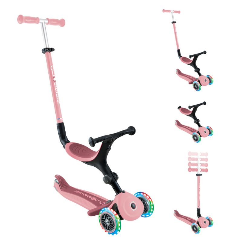 Scooter with ride-on seat GO•UP ACTIVE LIGHTS (744-210) Accessories/Skating/Hulajnogi/Traditional/For kids/Globber Your Sports Performance