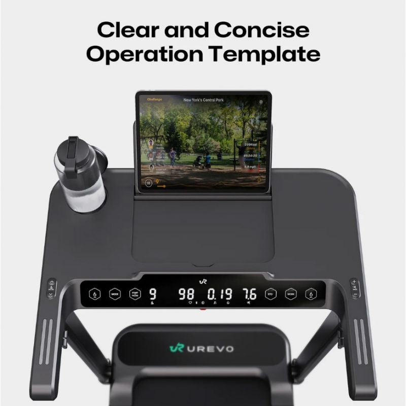 Treadmill with built-in desk for work and exercise UREVO Foldi 3S In preparation Your Sports Performance