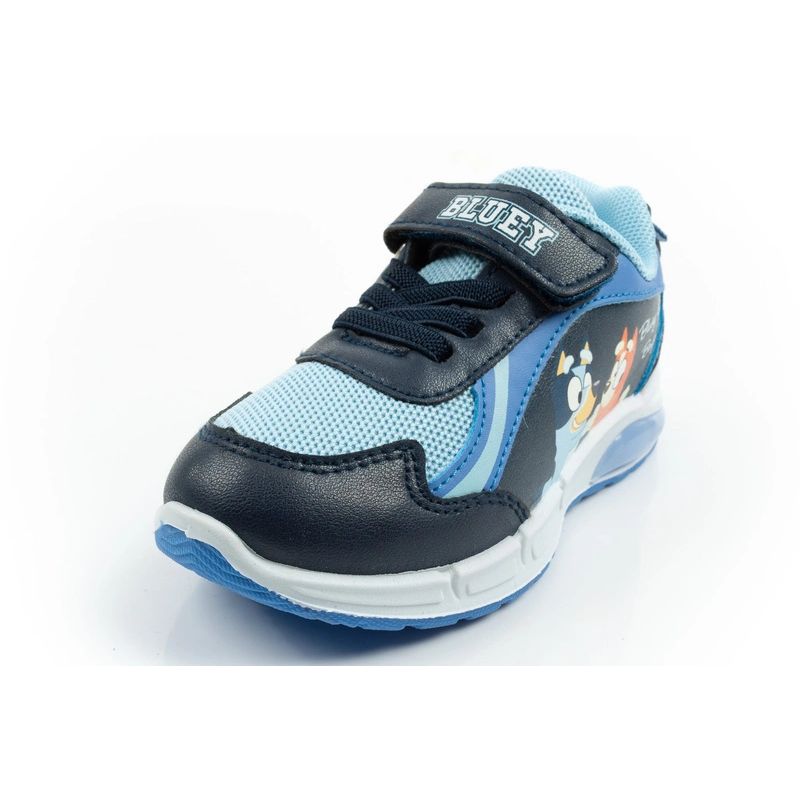 Leomil children's sports shoes Bluey sneakers light with velcro LED