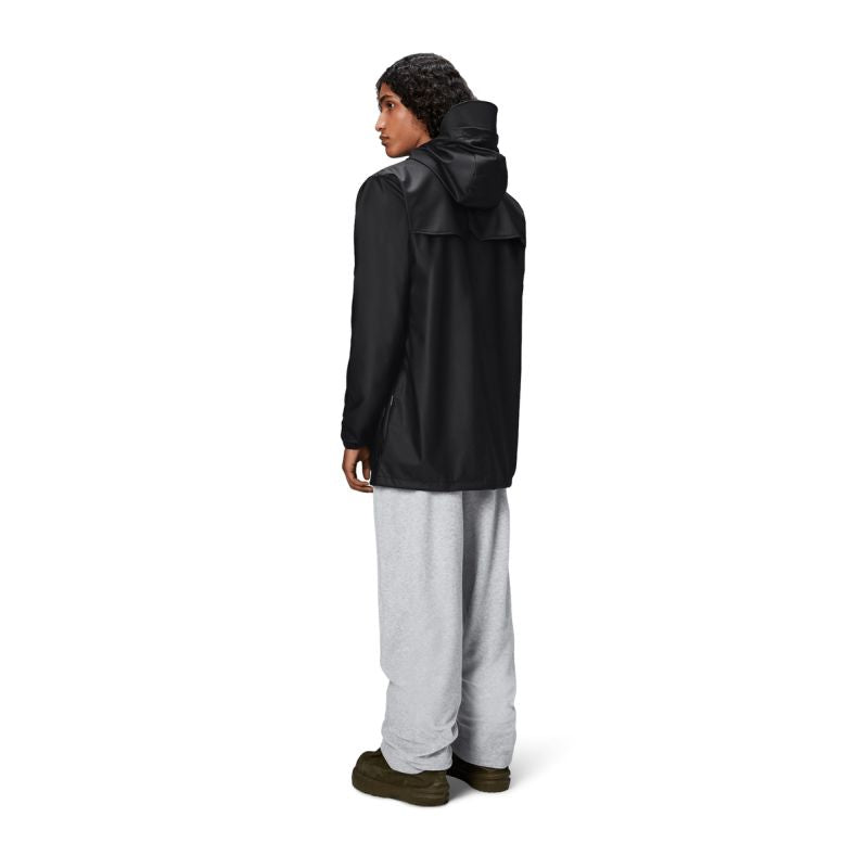 Rains CARGO LONG JACKET W3 12060 01 BLACK Clothing Your Sports Performance