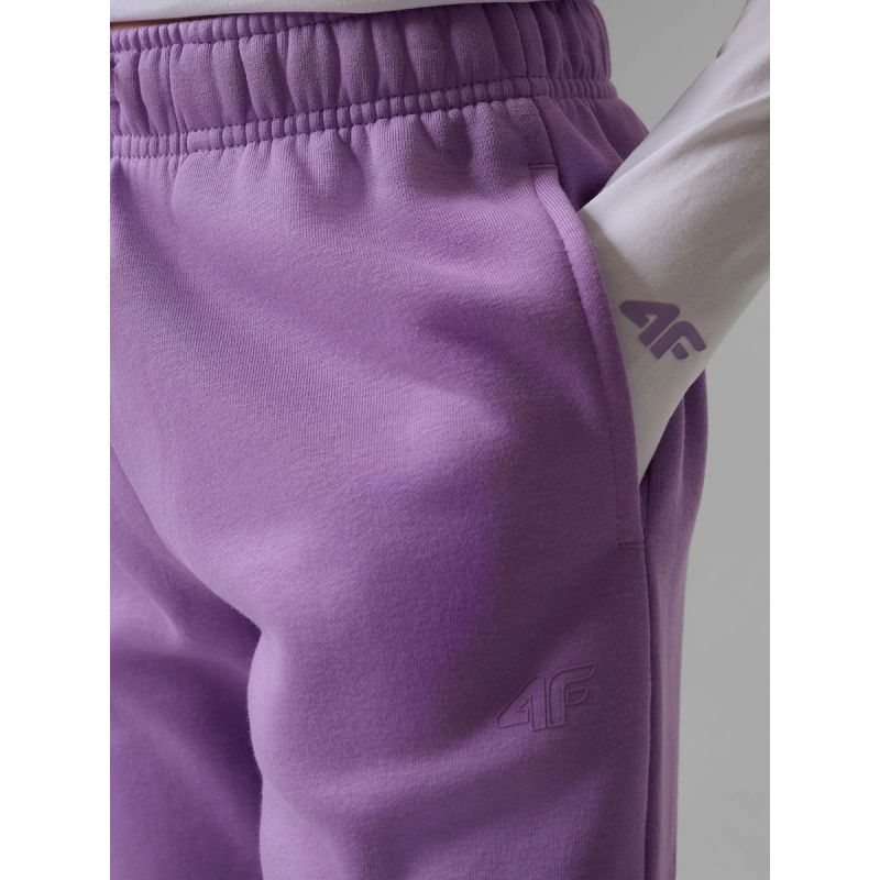 Girls' jogger sweatpants 4F 4FJRSS26TTROF1795-12S
