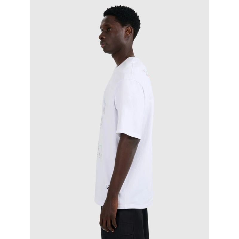 Men's oversized printed T-shirt 4F 4FRAW25TTSHM3257-10S 4f