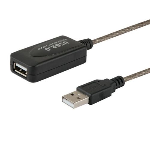 SAVIO cl-76 cable (USB 2.0 type AM - USB 2.0 type AF; 5m; black) Kable i adaptery/Kable USB Your Sports Performance