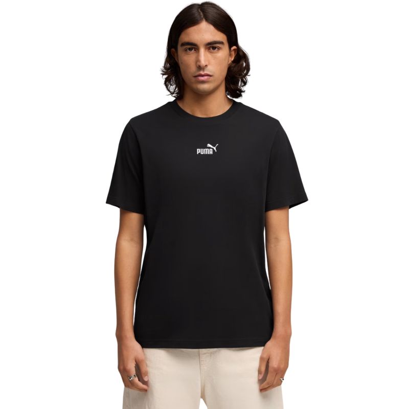 Men's Puma ESS Small No. 1 Logo Centered Tee Black 692912 01