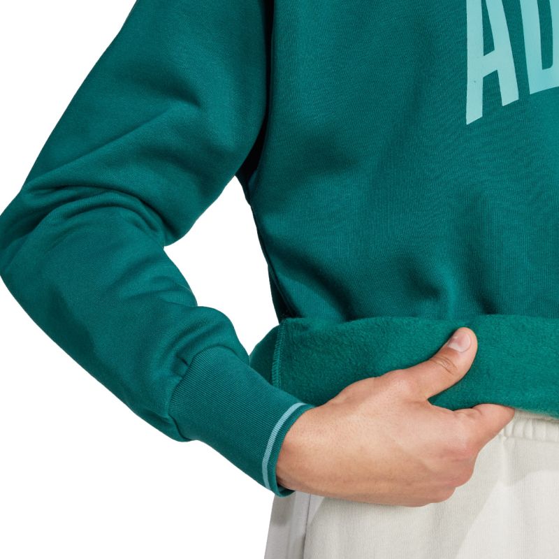 Men's adidas Collegiate Sweatshirt Green JM1733 In preparation Adidas