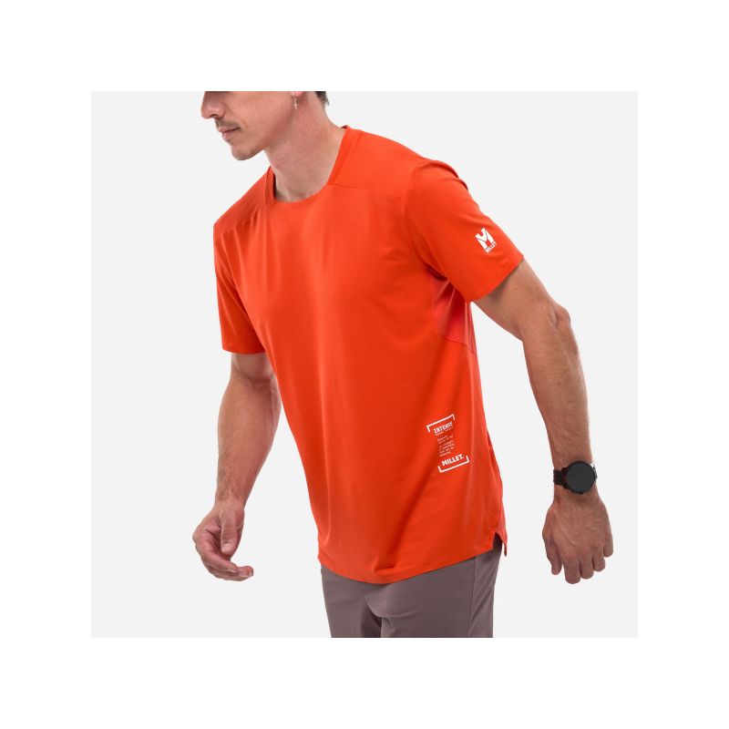 MILLET Intense Pro Light Ts Ss M men's t-shirt red