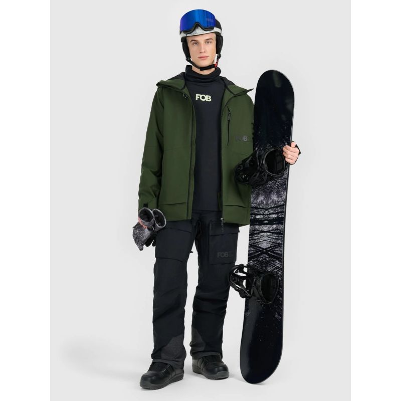 Men's 15000 membrane snowboard jacket 4F 4FRAW25TTJAM1051-43S *Kategoria tymczasowa Your Sports Performance