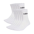 Adidas Cushioned Linear Crew Socks 10 Pairs White KF9091