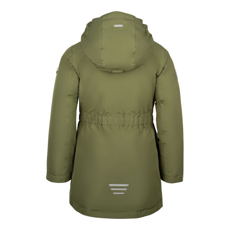 Trollkids Girls Alesund Coat Children's Winter Hooded Jacket Waterproof Down Green (301-323) In preparation Your Sports Performance