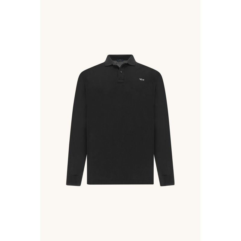 Paul&Shark men's cotton polo shirt black 99311003-11 - classic, elegant