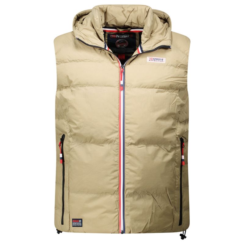Men’s vest Geographical Norway VITO BEIGE DB MEN 001 (WZ6241H/GN-BEIGE)