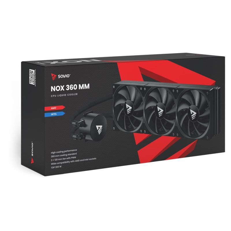SAVIO CPU WATER COOLER 360 MM NOX Chłodzenie/Chłodzenie - zestawy chłodzenia wodnego Your Sports Performance