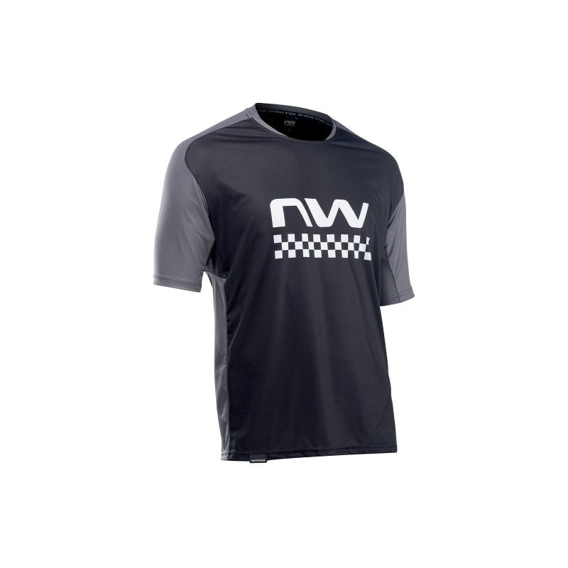 NORTHWAVE Edge Jersey Short Sleeve - Black/Dark Green