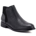 Women’s black lined leather ankle boots M.Daszyński SFY2648-1