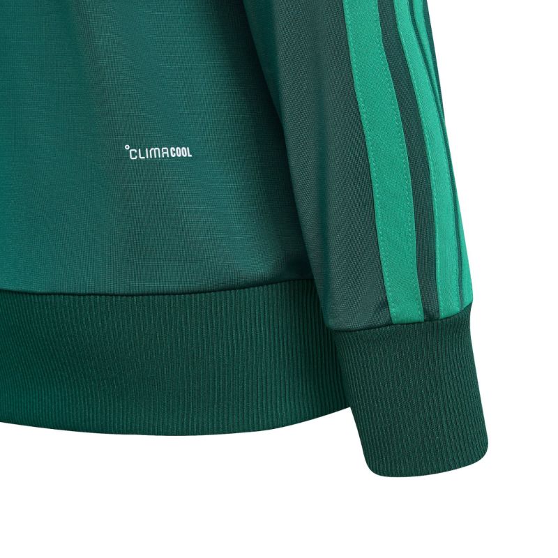 adidas Seasonal Essentials Tiberio 3-Stripes Kids Tracksuit Green KT1665