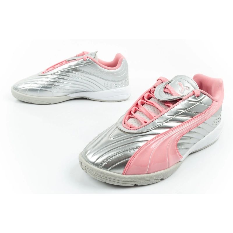 Puma sports shoes sneakers youth V-S2 Goalgetter fashionable silver Puma