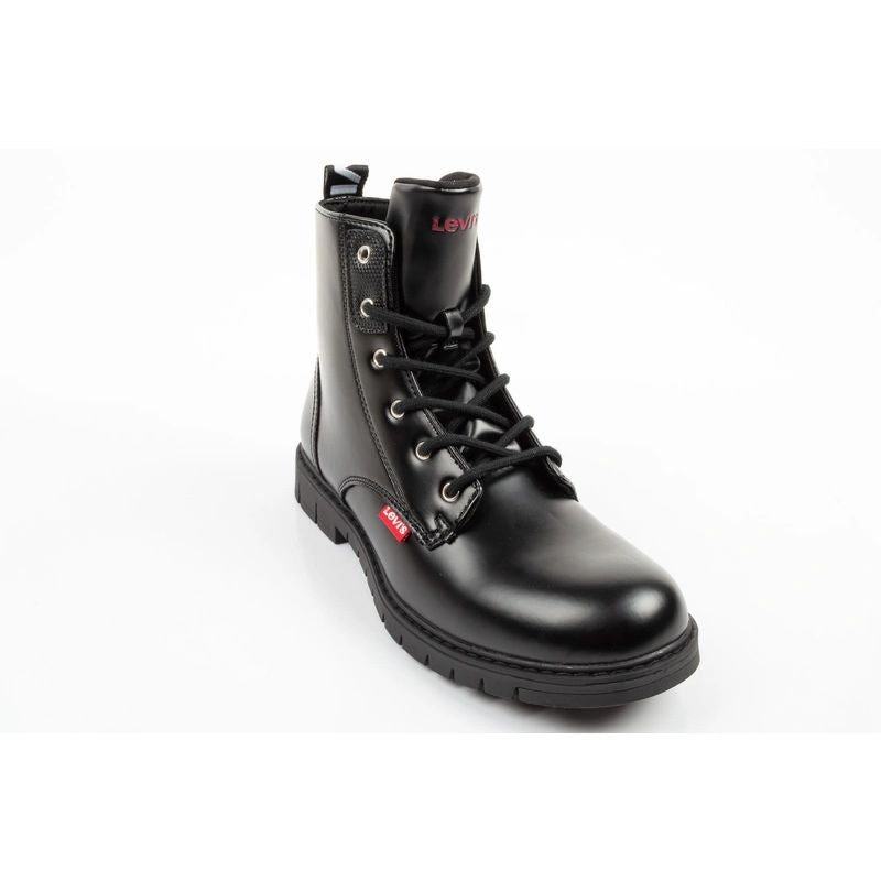 Levi's girls' Pasadene SE ankle boots, black, with zipper