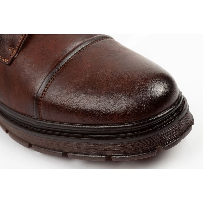 Wrangler men's shoes Gillen leather brown insulated ankle boots
