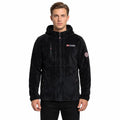 Men’s Fleece Pullover Geographical Norway UPLOAD HOOD BLACK DB MEN 224 (WY3383H/GN-BLACK)