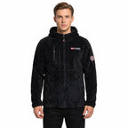 Men’s Fleece Pullover Geographical Norway UPLOAD HOOD BLACK DB MEN 224 (WY3383H/GN-BLACK)