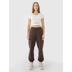 Women's crop top plain t-shirt 4F 4FRSS25TTSHF2695-11S *Kategoria tymczasowa Your Sports Performance