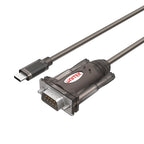 UNITEK ADAPTER USB-C - 1X RS-232, Y-1105K Kable i adaptery/Adaptery, przejściówki Your Sports Performance